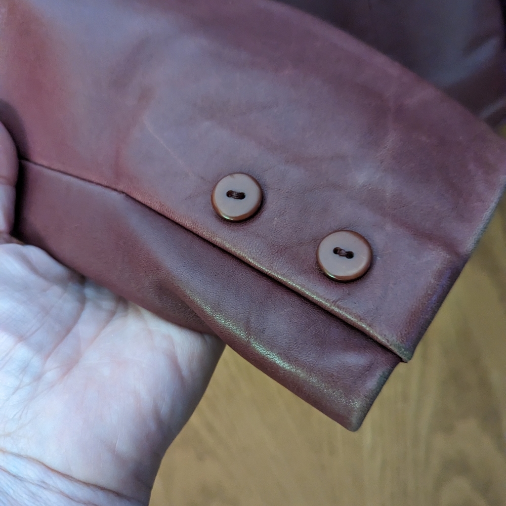Lambskin Buttery Soft Leather Jacket - Picture 4 of 5